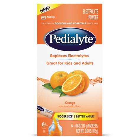 Pedialyte Powderpk Orange Large Electrolyte Drink Strawberry