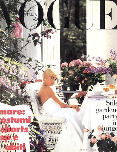 Linda Evangelista By Steven Meisel Vogue Italia June 1991 Vogue