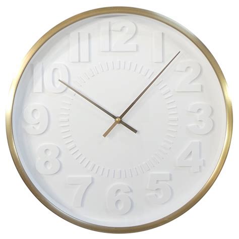 Raised Number Wall Clock Brass 16 Threshold Wall Clock Project