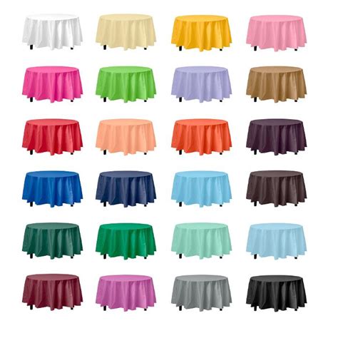 4.3 out of 5 stars with 65 ratings. Plastic Round Table Covers & Tablecloths | Factory Direct ...