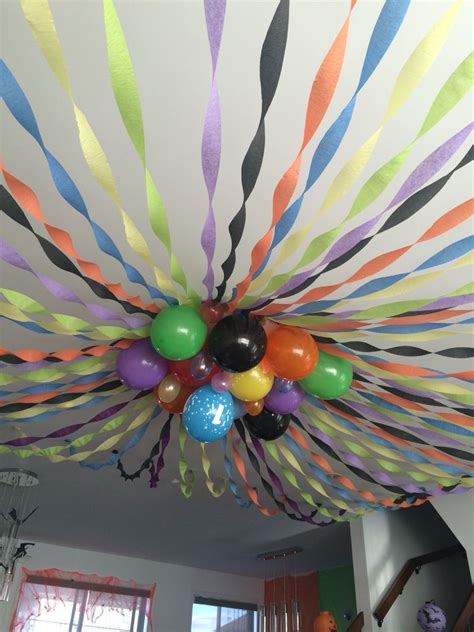 Balloons Ceiling Decoration Balloon Ceiling Decorations Diy Birthday