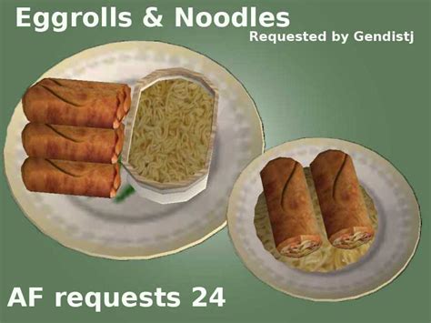 Mod The Sims Af Requests 24 Egg Rolls