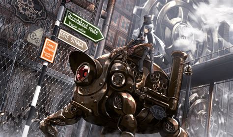 Anime Steampunk Wallpapers Top Free Anime Steampunk Backgrounds