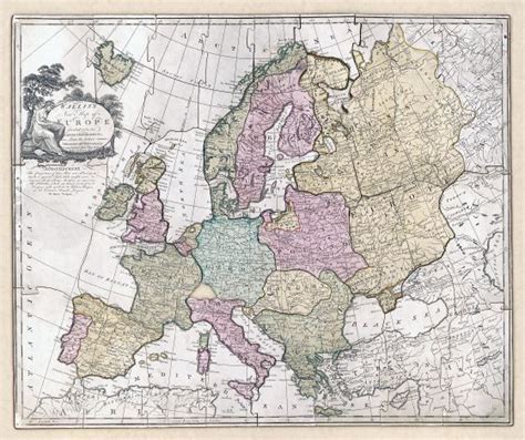 Large Scale Old Political Map Of Europe 1814 Old Maps Europe