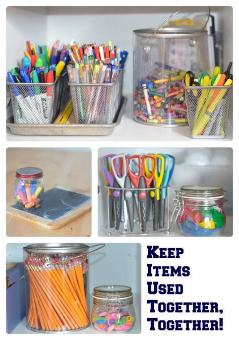 The Organized Homeschool Challenge Art And Craft Supplies