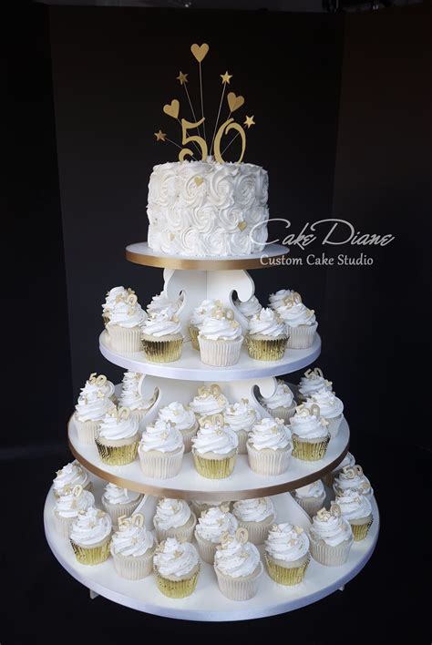 Golden Anniversary Cake Wedding Anniversary Cakes 50t - vrogue.co