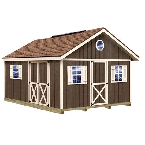 Best Barns Fairview 12 Ft X 16 Ft Wood Storage Shed Kit With Floor