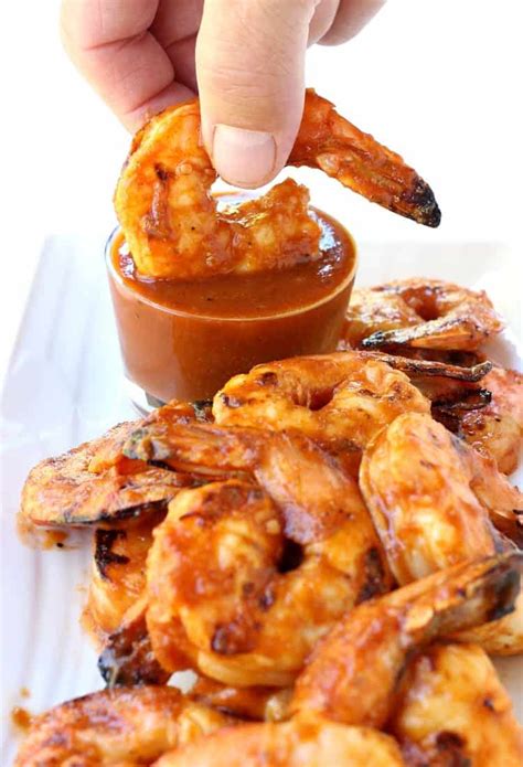 Maybe you would like to learn more about one of these? Grilled Shrimp Cocktail with Mango BBQ sauce - Mantitlement