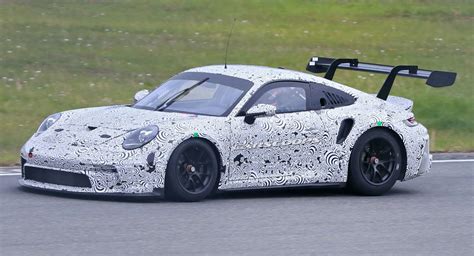 992 Based 2021 Porsche 911 Gt3 R Racer Makes Spy Debut At The