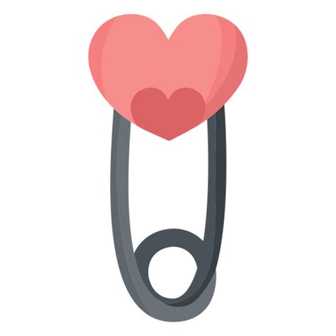 Pin Heart Clip Flat Transparent Png And Svg Vector File