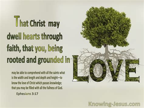 Ephesians 317 That Christ May Dwell In Your Hearts Through Faith