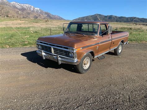 1974 Ford F250 Ranger Xlt Camper Special 390ci Speed Monkey Cars