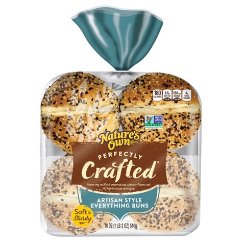 Save On Natures Own Perfectly Crafted Everything Buns Artisan Style
