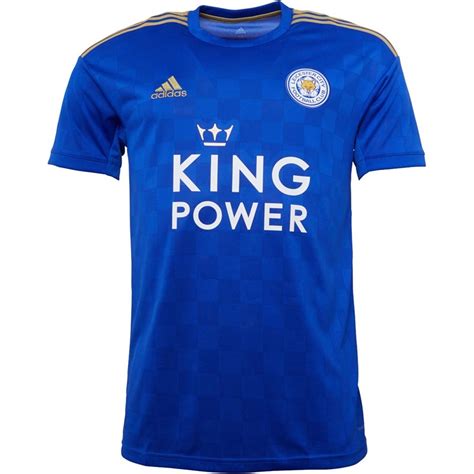 Buy Adidas Mens Lcfc Leicester City Home Jersey Bold Blue