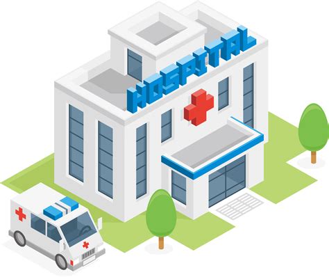 Hospital Free Buildings Icons