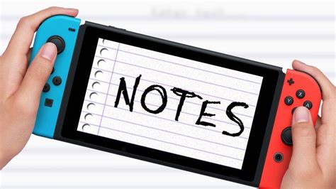 Notes Is The Expensive New Notes App Nintendo Switch Has Received After