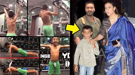 Ajay Devgan And Kajols Son Yugs Unbelievable Shocking Gym Workout For
