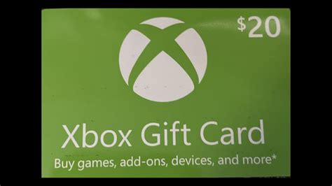 20 Xbox T Card Giveaway Youtube