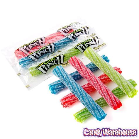 Mini Sour Punch Twists Wrapped 225 Piece Tub Sour Punch Straws Sour Candy Chewy Candy