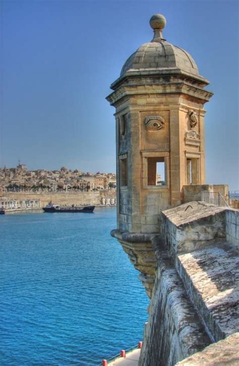 The Most Recognizable Part Of Valletta At Senglea Castle Malta