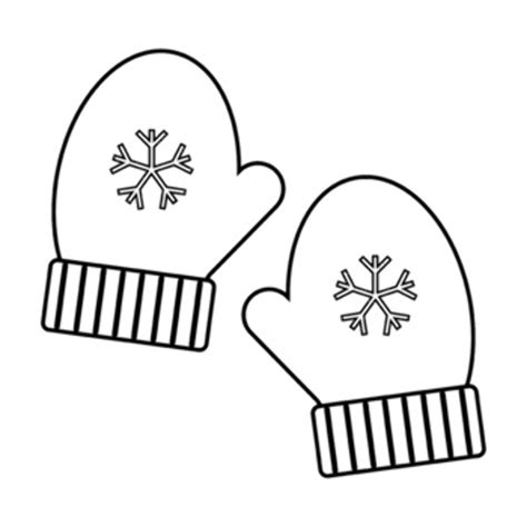 Download High Quality Mittens Clipart Outline Transparent Png Images