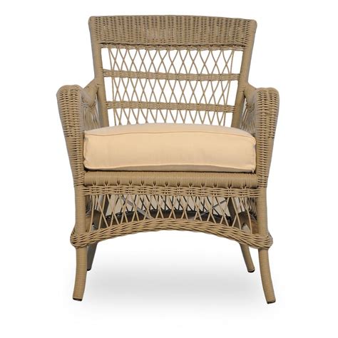 Replacing a wood chair seat is a simple affair. Lloyd Flanders | Fairhope Dining Chair Seat Replacement Cushion | 271901
