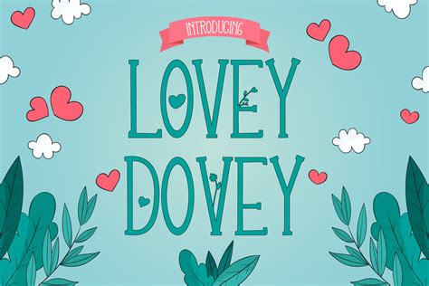 Lovey Dovey Font Helotype Fontspace