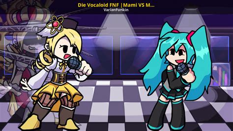 Die Vocaloid Fnf Mami Vs Miku Die Bastards Mod Friday Night Funkin
