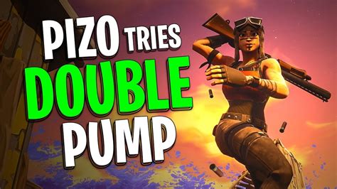 Pizo Tries Double Pump Renegade Raider Gameplay Fortnite Youtube