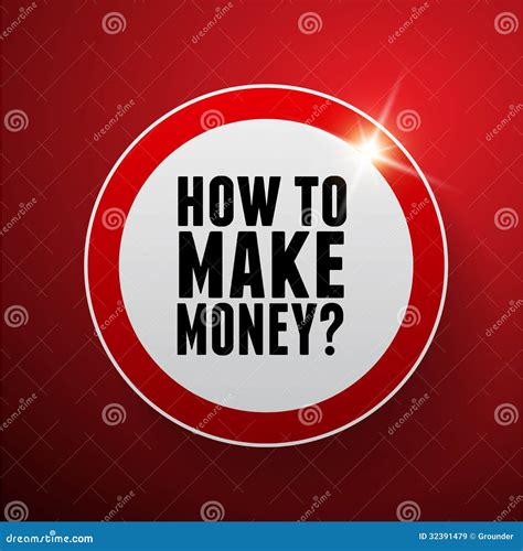 How To Make Money Button Stock Illustrations 6 How To Make Money