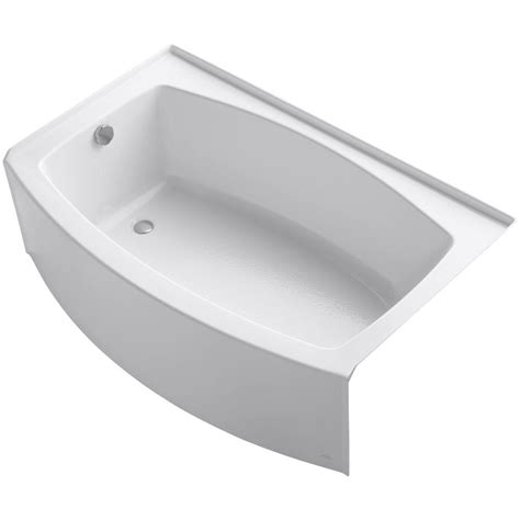 I just put in a kohler bathtub in our house, i think it was $300 (from home depot). KOHLER Expanse 5 ft. Acrylic Left-Hand Drain Rectangular ...