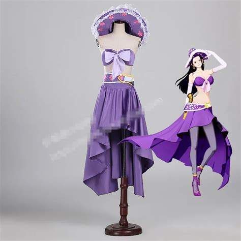 nico robin one piece anime cosplay op nico robin cosplay costume crop top hat summer dress can