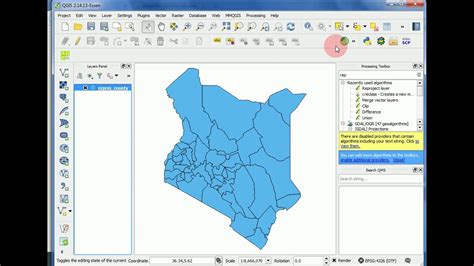 Calculating Area Of Polygon Shapefile In Qgis Youtube Riset