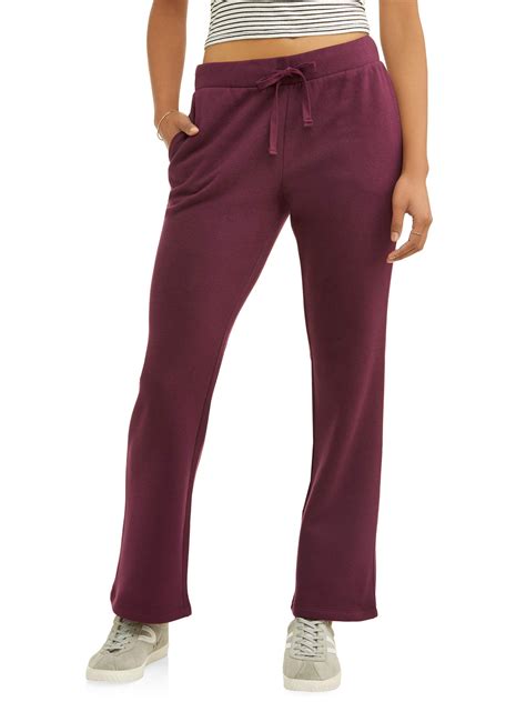 Athletic Works Womens Athleisure Fleece Pants With Front Pockets