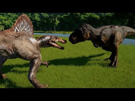 Spinosaurus Vs T Rex Indominus Rex Spinoraptor Indoraptor