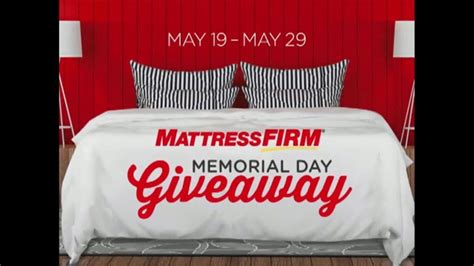 You can get the best discount of up to 65% off. Mattress Firm Memorial Day Sale TV Commercial, 'Giveaway ...
