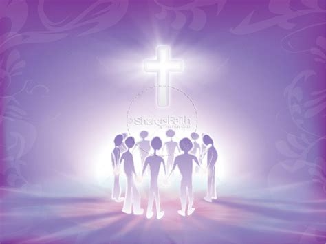Pray Without Ceasing With Radiant Purple Powerpoint Sermons