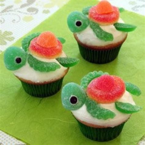 Cute Cupcake Ideas For Pool Party Or Plain Summer Fun Disney Baking Cupcake Cakes Turtle