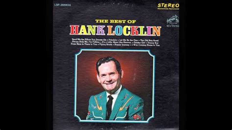 Please Help Me Im Falling Hank Locklin 1960 Youtube