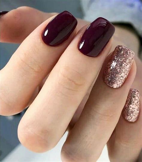 Rosalind gel esmalte semipermanente uv. Esmaltado Semipermanente Color Vino, decoración con ...