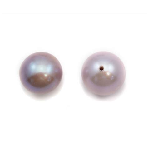 Freshwater Cultured Pearl Half Drilled France Perles World Of Pearls