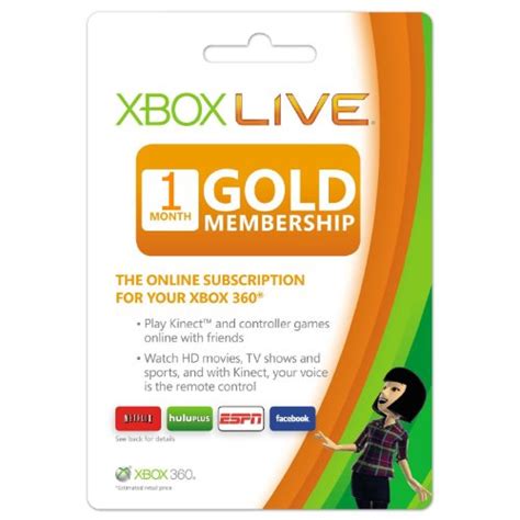 Xbox Live 1 Month Gold Membership Card Perrayisuma
