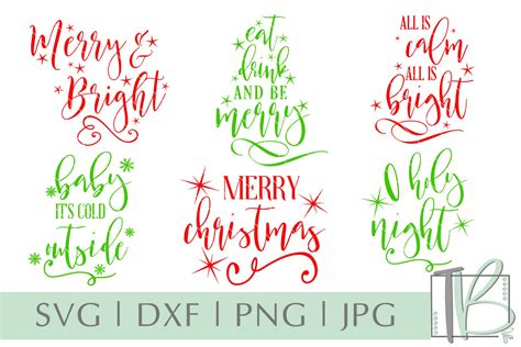 Christmas Bundle, Christmas Quotes SVG File