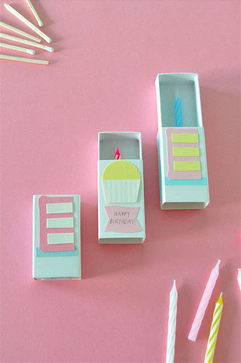 These birthday card ideas will come in handy while making one. Matchbox Birthday Card