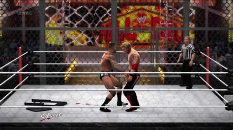 Wwe 13 Edge Vs Randy Orton World Heavyweight Title Hell In A Cell Youtube