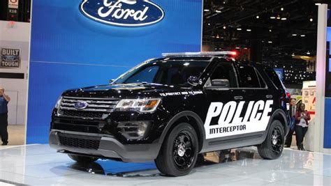 Fords Explorer Police Interceptor Utility Gets Stealthy For 2016
