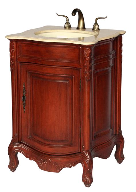 Get 5% in rewards with club o! 24 inch Bathroom Vanity Traditional Antique Style Cherry ...