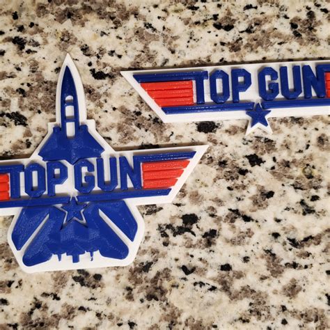 3d Printable Top Gun Logo By Zack Clarke