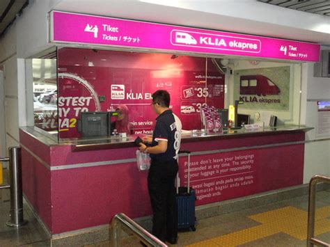 The klia express train service runs between klia (main airport) and kl sentral. KLIA Ekspres Train Ticket Counter, KL Sentral, Kuala Lumpu ...