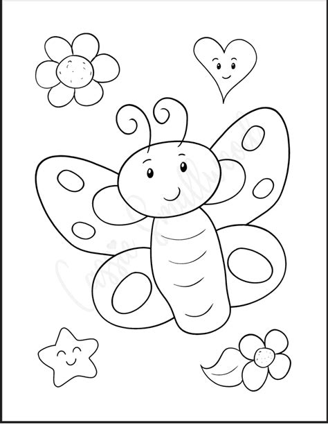 1000s Of Cute Coloring Pages For Kids Cassie Smallwood